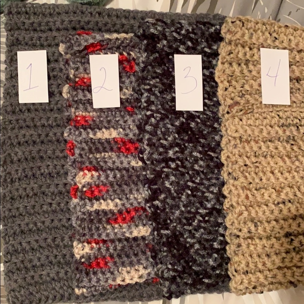 Handmade cowl scarfs! Choose your color! NWOT - Picture 4 of 7